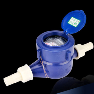 Medidor de agua de plástico seco